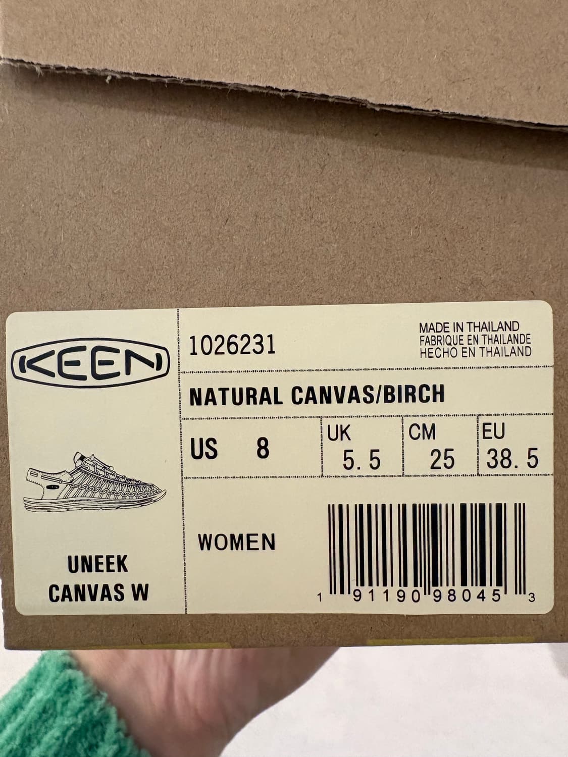 [W250] 킨 유니크 캔버스 내츄럴 캔버스 버치 새제품 상품이미지3