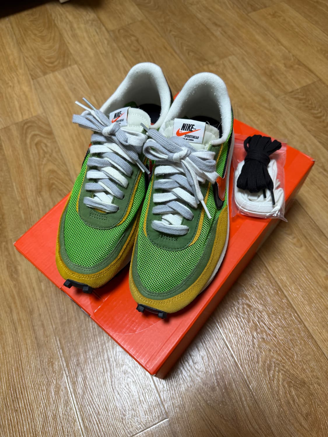 나이키 사카이 LD와플 그린 멀티 255 상품이미지1