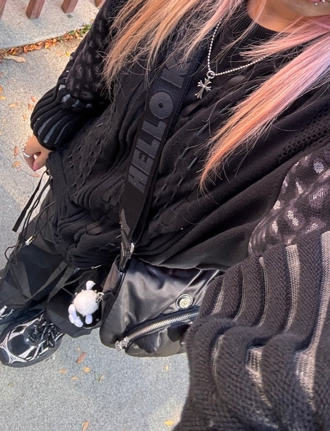 KIDILL 일본 디자이너 브랜드 스트링 니트 상품이미지1