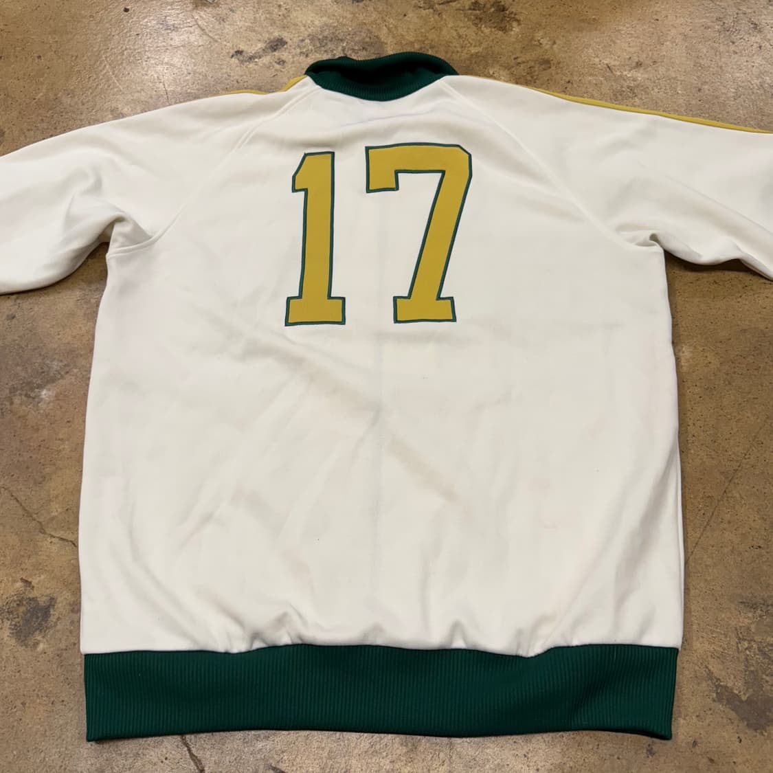 아디다스 화이트 그린 올드스쿨 파이어버드 클로버 셀틱스 져지 상품이미지4