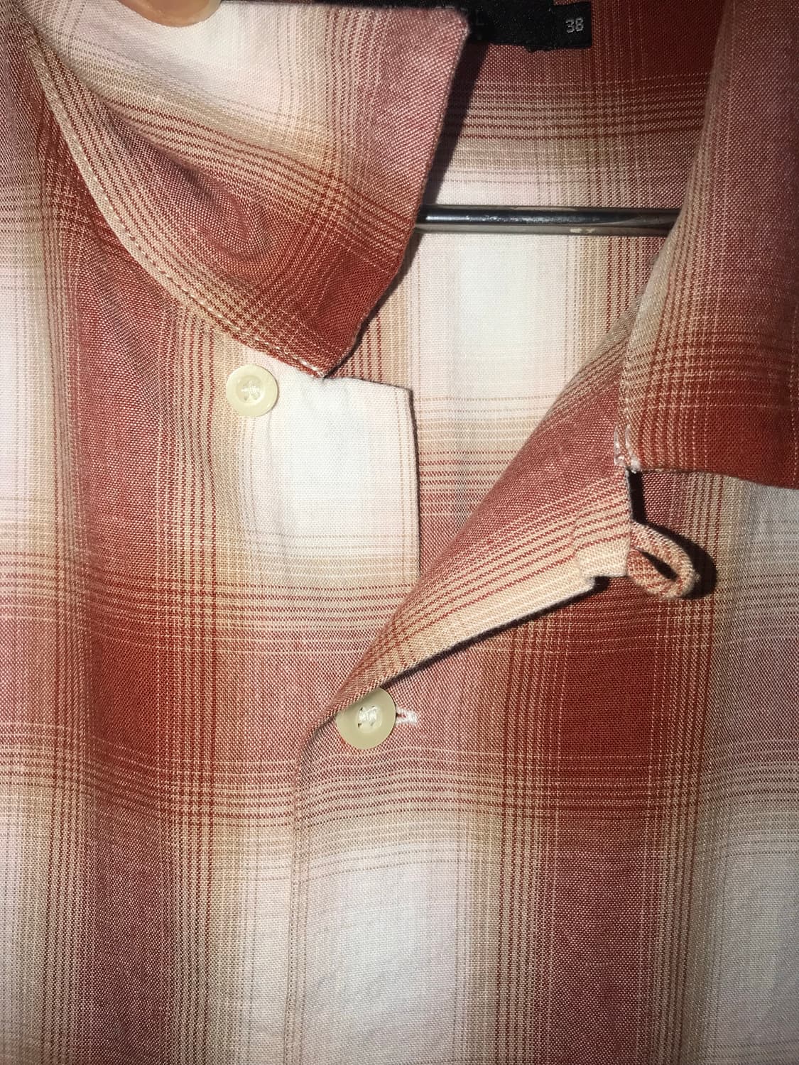 (UNISEX) VINTAGE E.L Ombre Check Shirts 상품이미지7