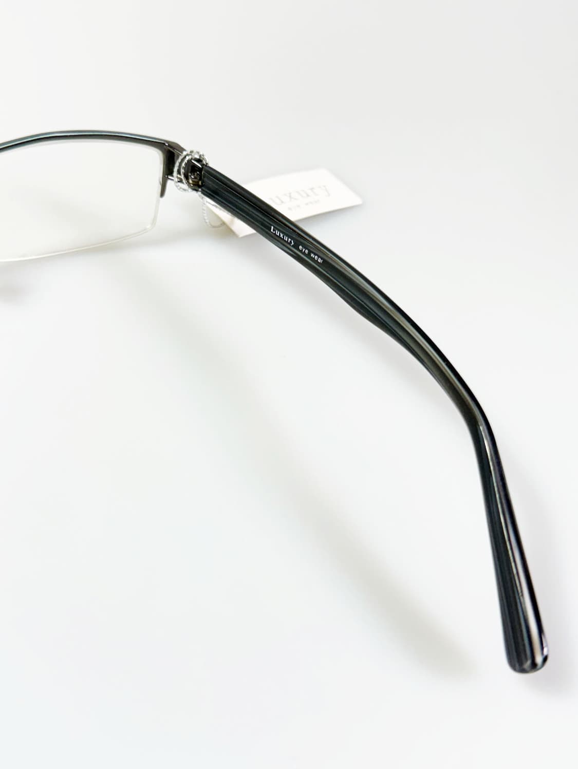 LUXURY OCCHIALI 반무테 스퀘어 메탈 빈티지 안경 상품이미지6