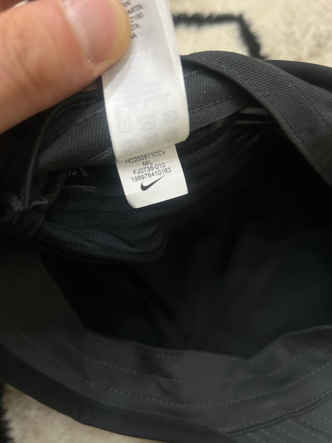 나이키 드라이핏 런닝 캡/블랙 상품이미지7