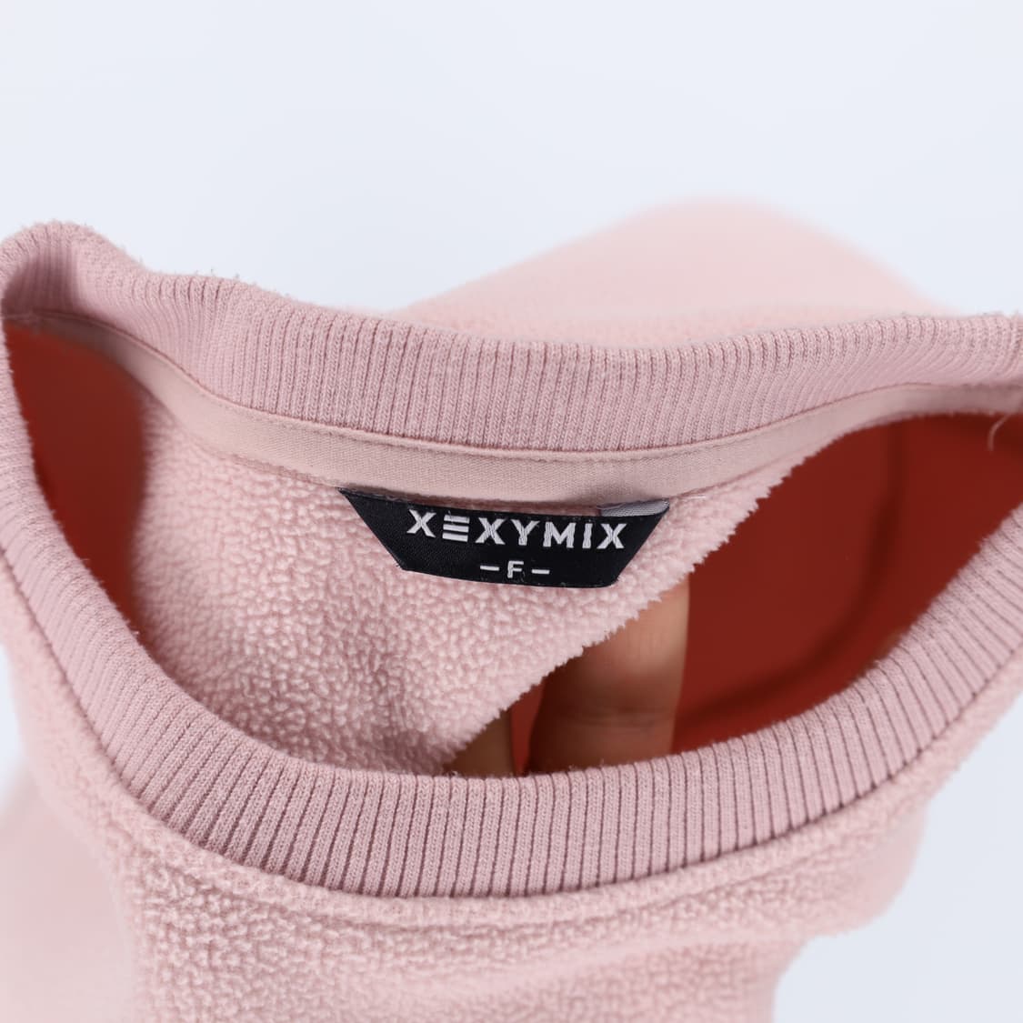 [F] 젝시믹스 플리스 후리스 라운드 맨투맨 핑크 3775 상품이미지6