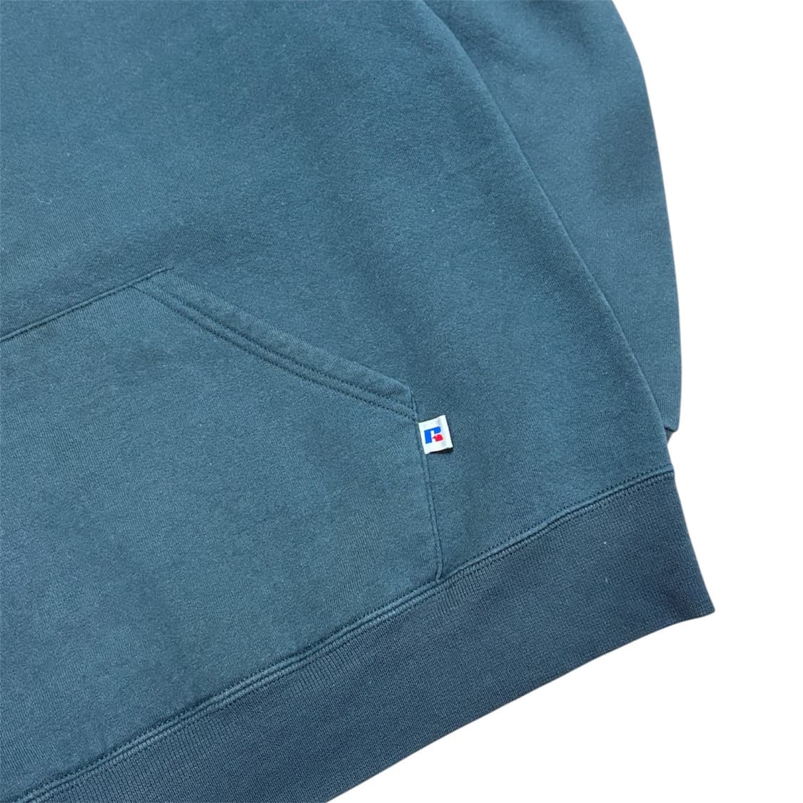 90s 빈티지 러셀 후드 틸 블랙 상품이미지2