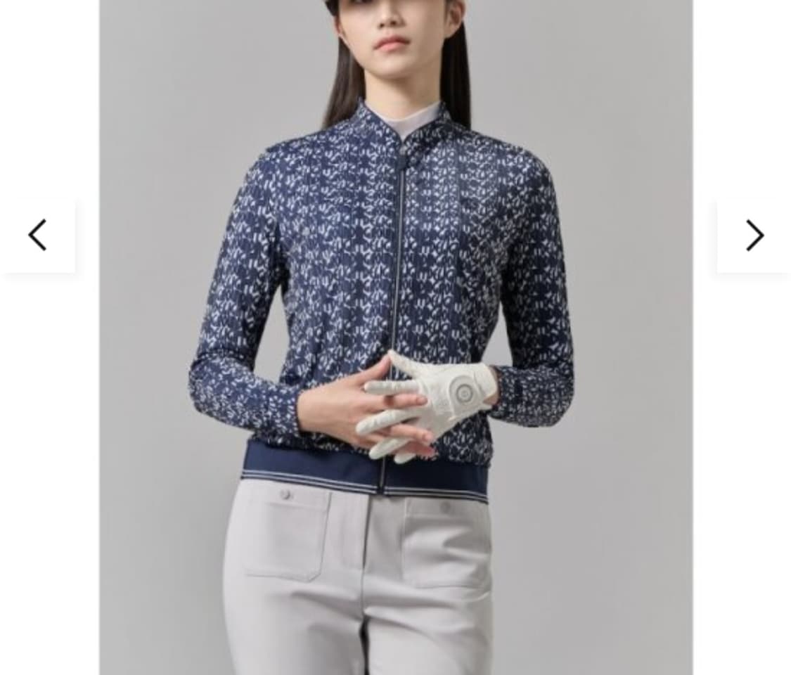 빈폴 골프 냉감 패턴 풀집업 상품이미지3