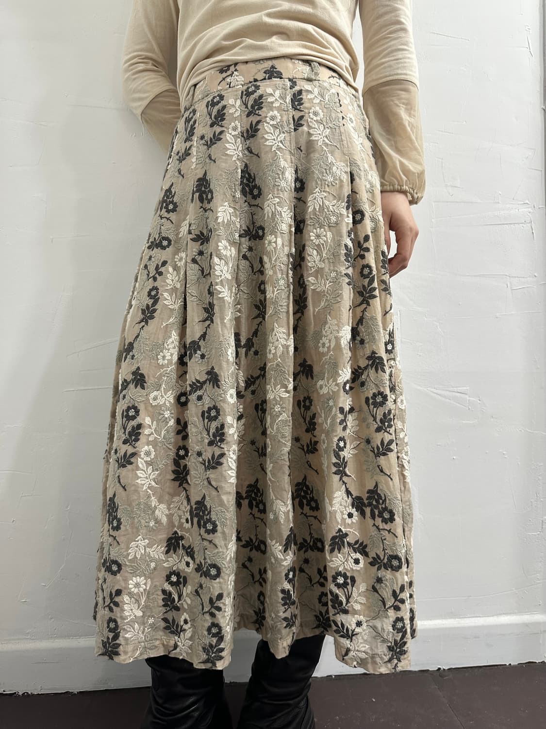 flower mori skirt 상품이미지3