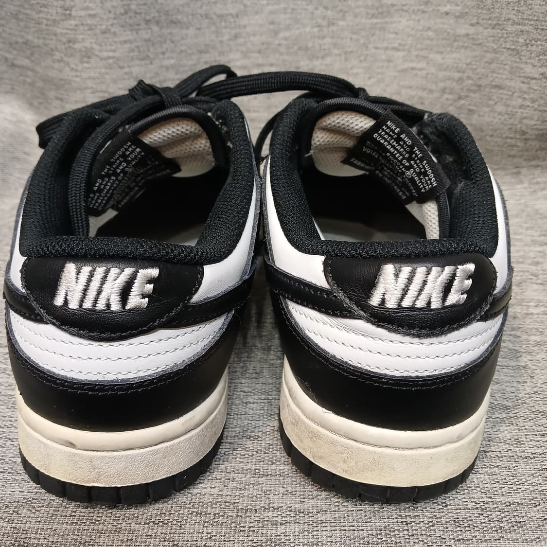 나이키 덩크로우 검흰 운동화 상품이미지4