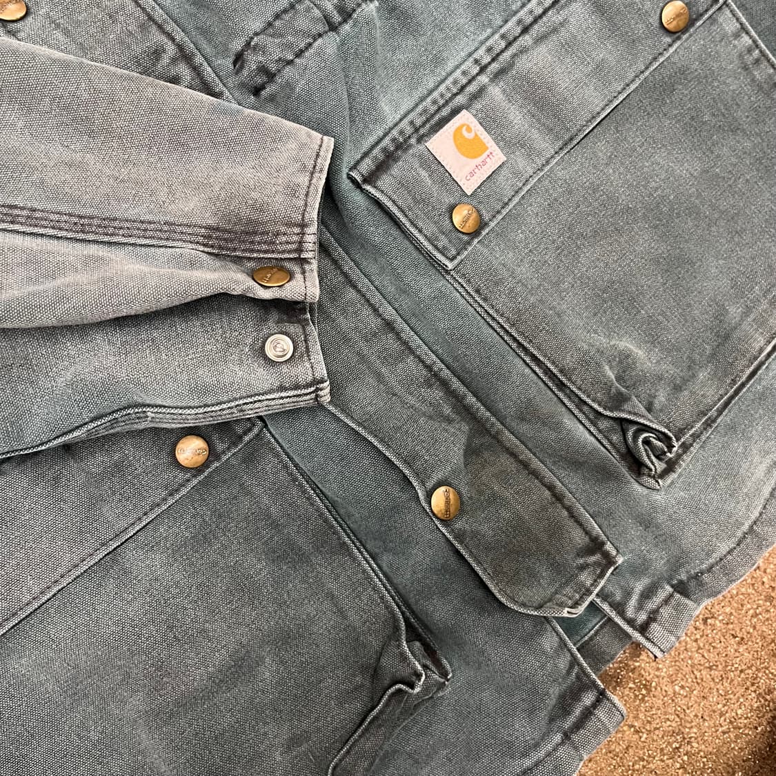 90s Carhartt 덕 케이프 코트 (105-110) 상품이미지6