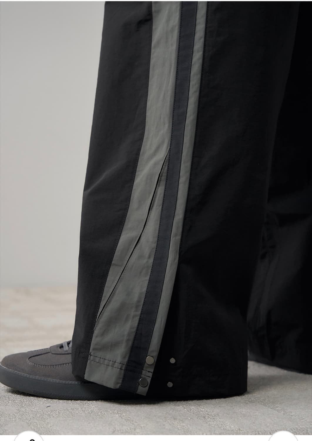 (L) 드로우핏 사이드 브리치 트랙 팬츠 [BLACK] 판매 상품이미지7