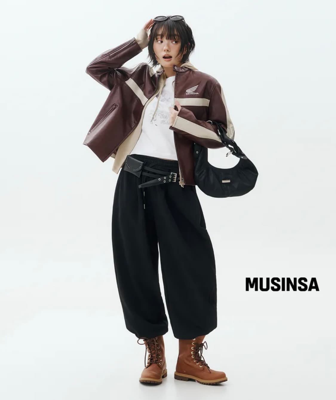 Honda Leather Motorcycle Jacket 미사용 상품이미지1