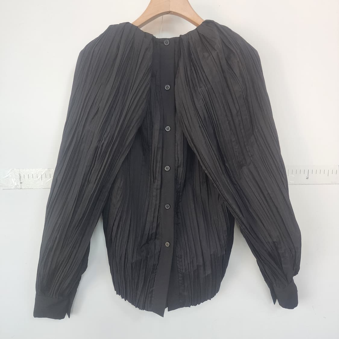 코스 블랙 플리츠 긴팔 블라우스 상품이미지6