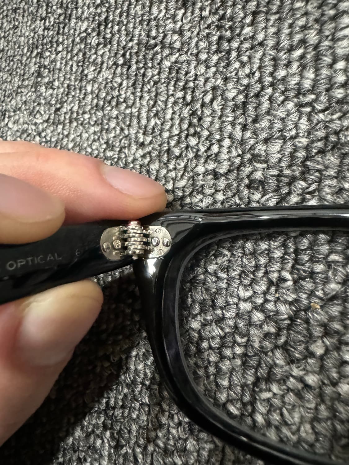 60s 레드닷 아메리칸 옵티컬 맨하탄 블랙 48/23 상품이미지8