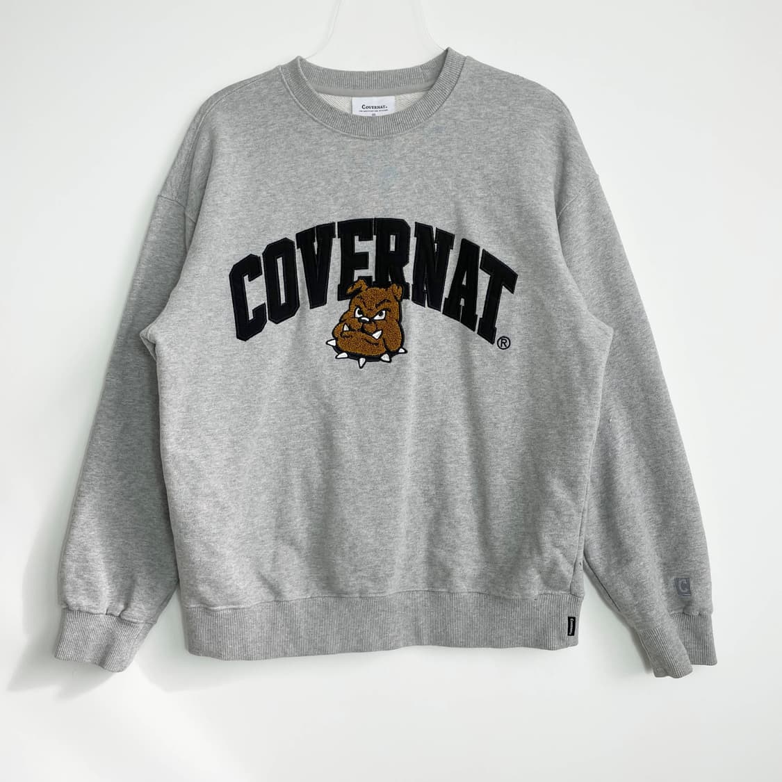 D2 커버낫 '불독페이스 아치 로고 맨투맨 M사이즈 상품이미지1