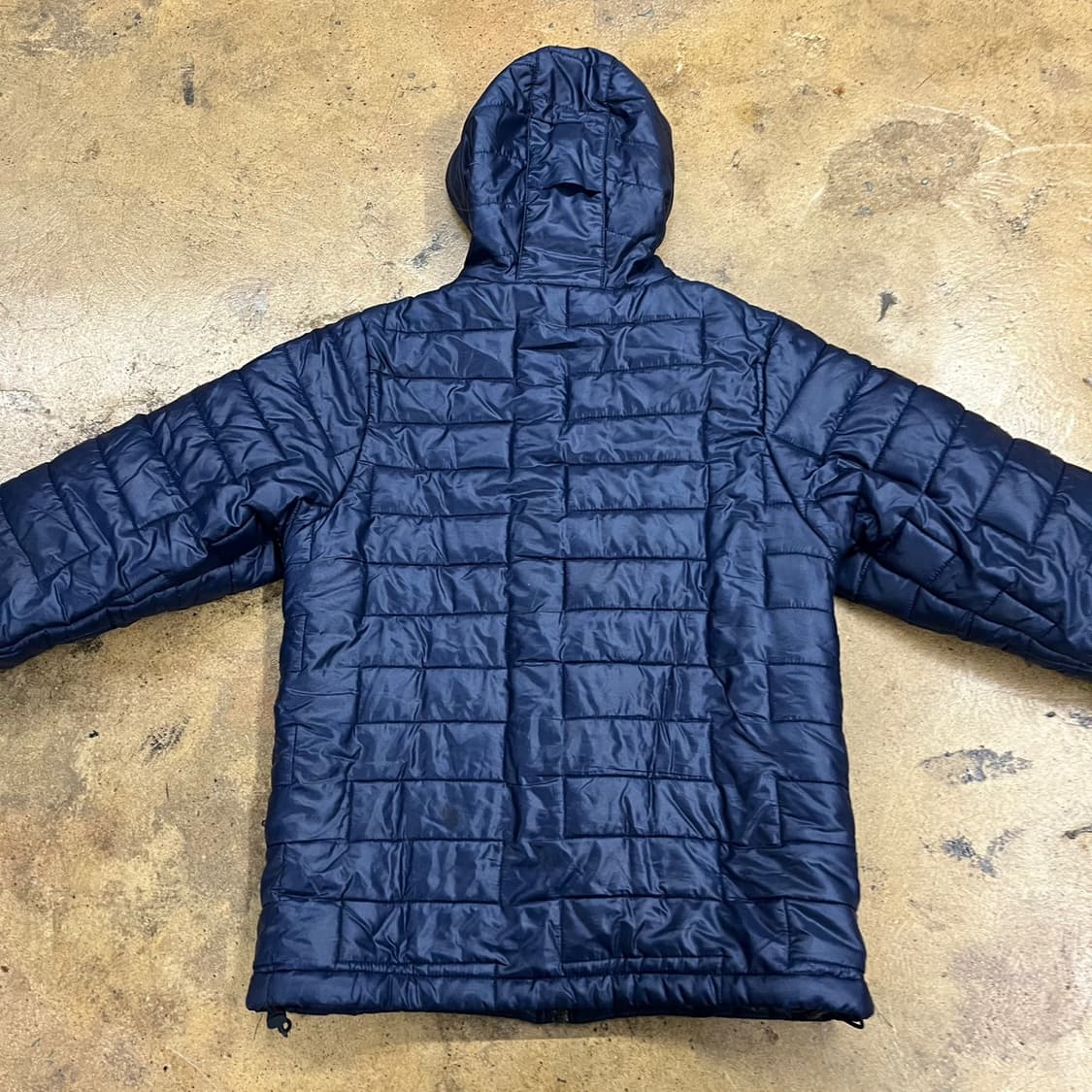 [정품/XS] 나이키 아스날 퀼팅 후드 패딩 점퍼 네이비 b19 상품이미지4