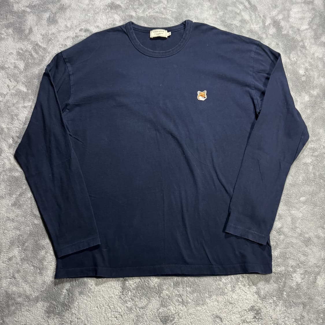 메종키츠네 네이비 폭스 롱슬리브  상품이미지1