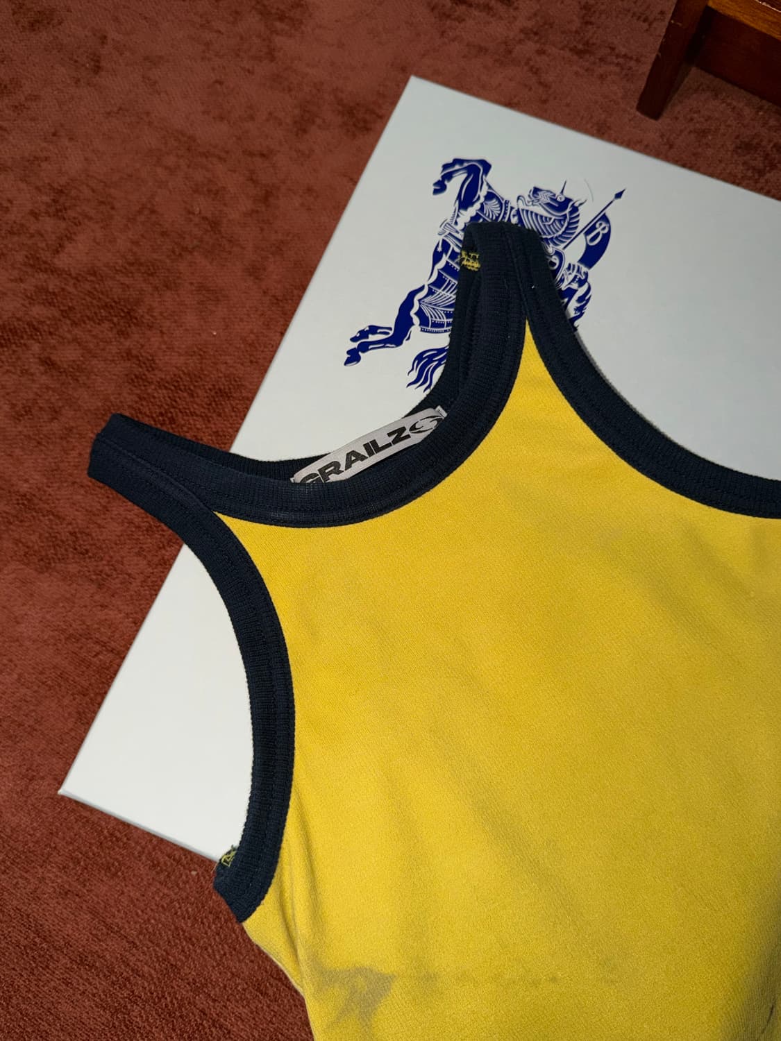 Grailz 그레일즈 탑 옐로우 BELT PRINTED TANK TOP  상품이미지2