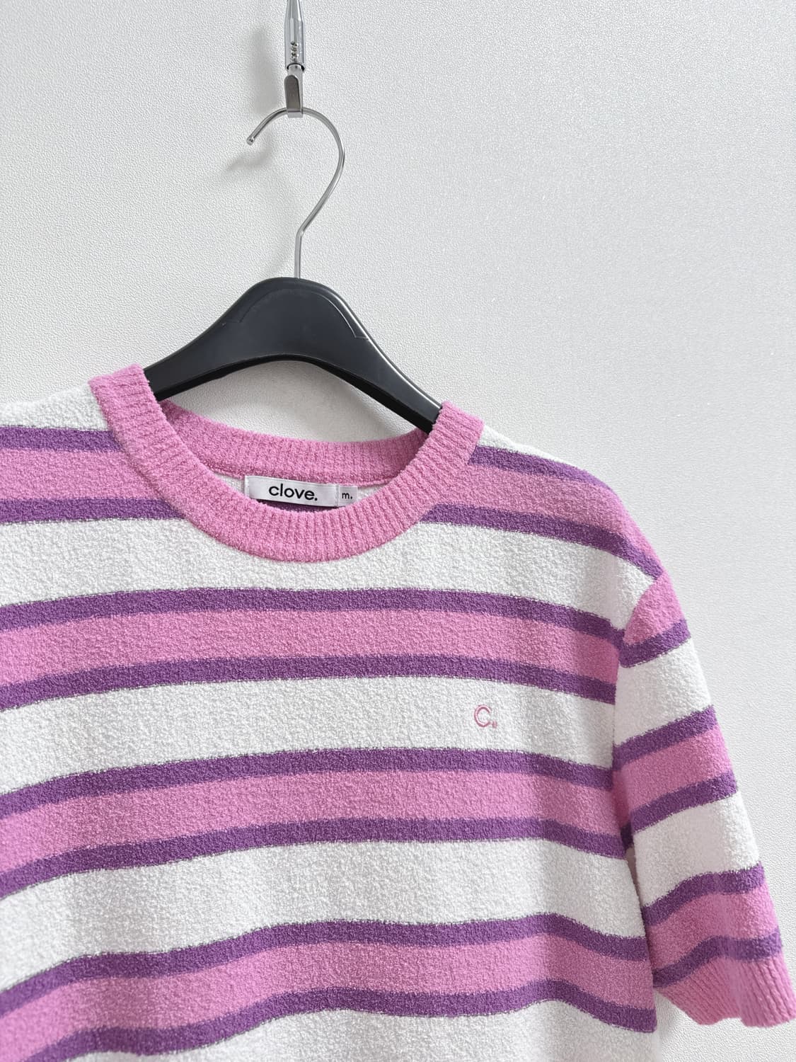 클로브 코튼 부클 니트 상품이미지3