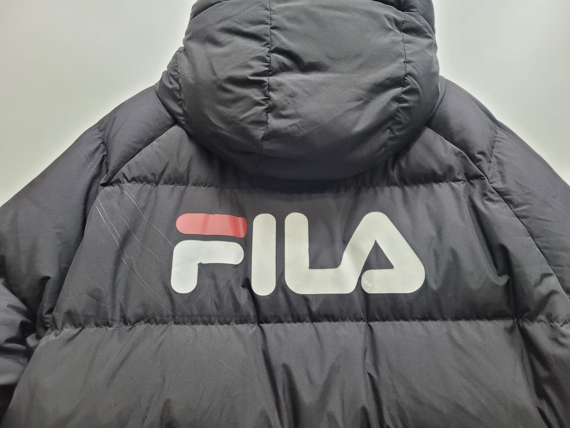 FILA 20FW 휠라 다운 롱 패딩 / 남 XL (105) 블랙 상품이미지4