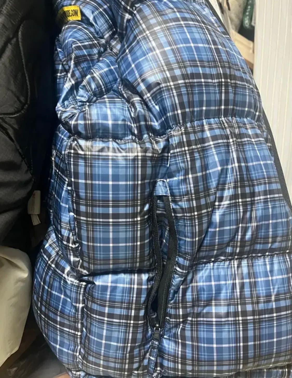 스컬프터 체크 리버시블 패딩 S사이즈 상품이미지6