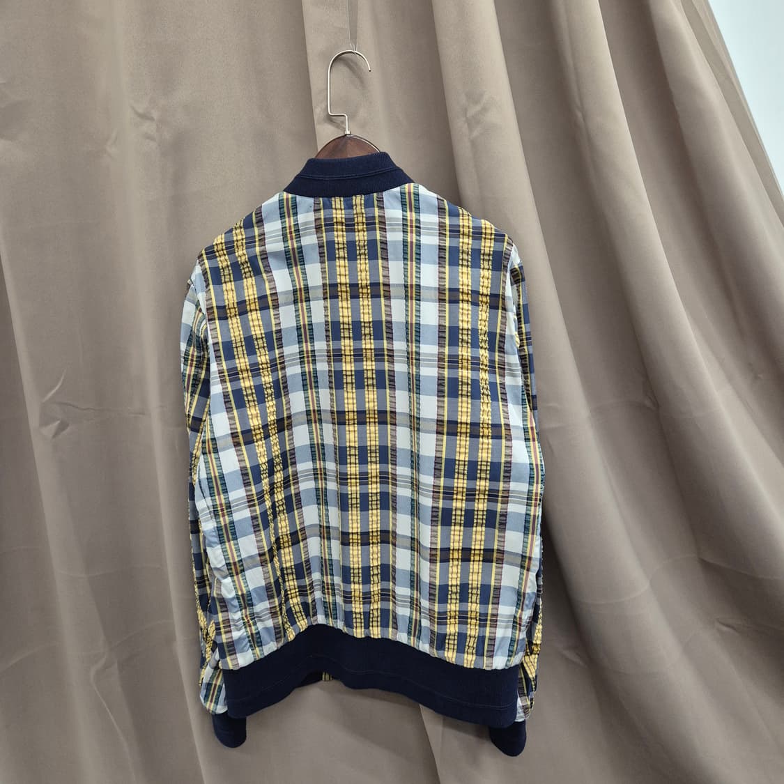 JW앤더슨 X 유니클로 체크 블루종 자켓 M 상품이미지3