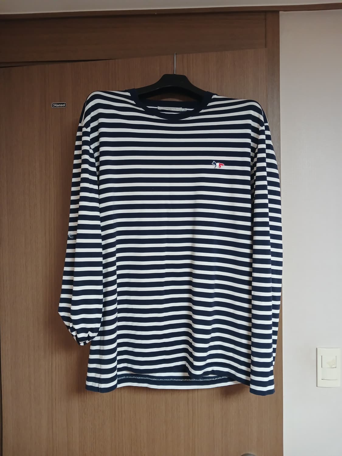 메종키츠네 스트라이프 긴팔 티셔츠 XXL  상품이미지2