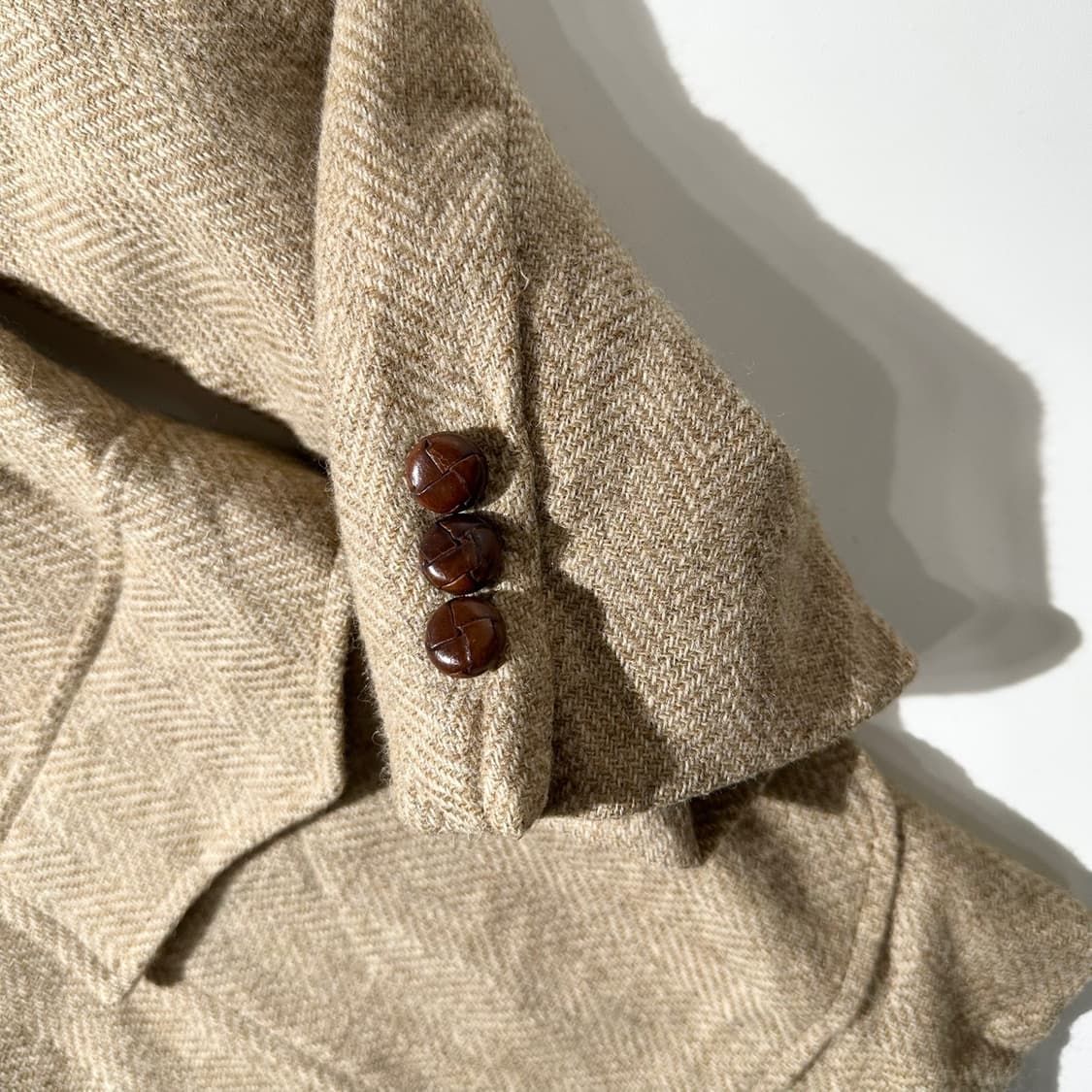 70‘s 리바이스 웨스턴 테일러드 헤링본 싱글 2B 블레이저 자켓 상품이미지5