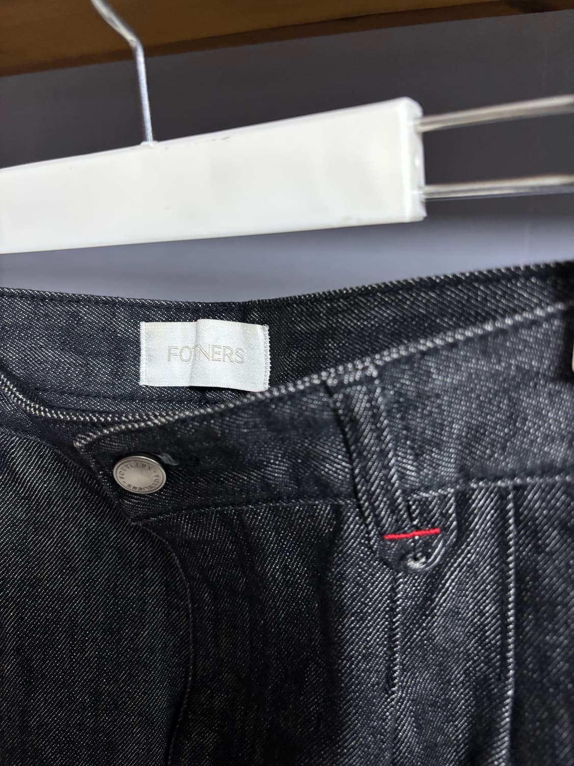 [M] 포트너스 Two Tuck Wide Indigo Jeans  상품이미지4