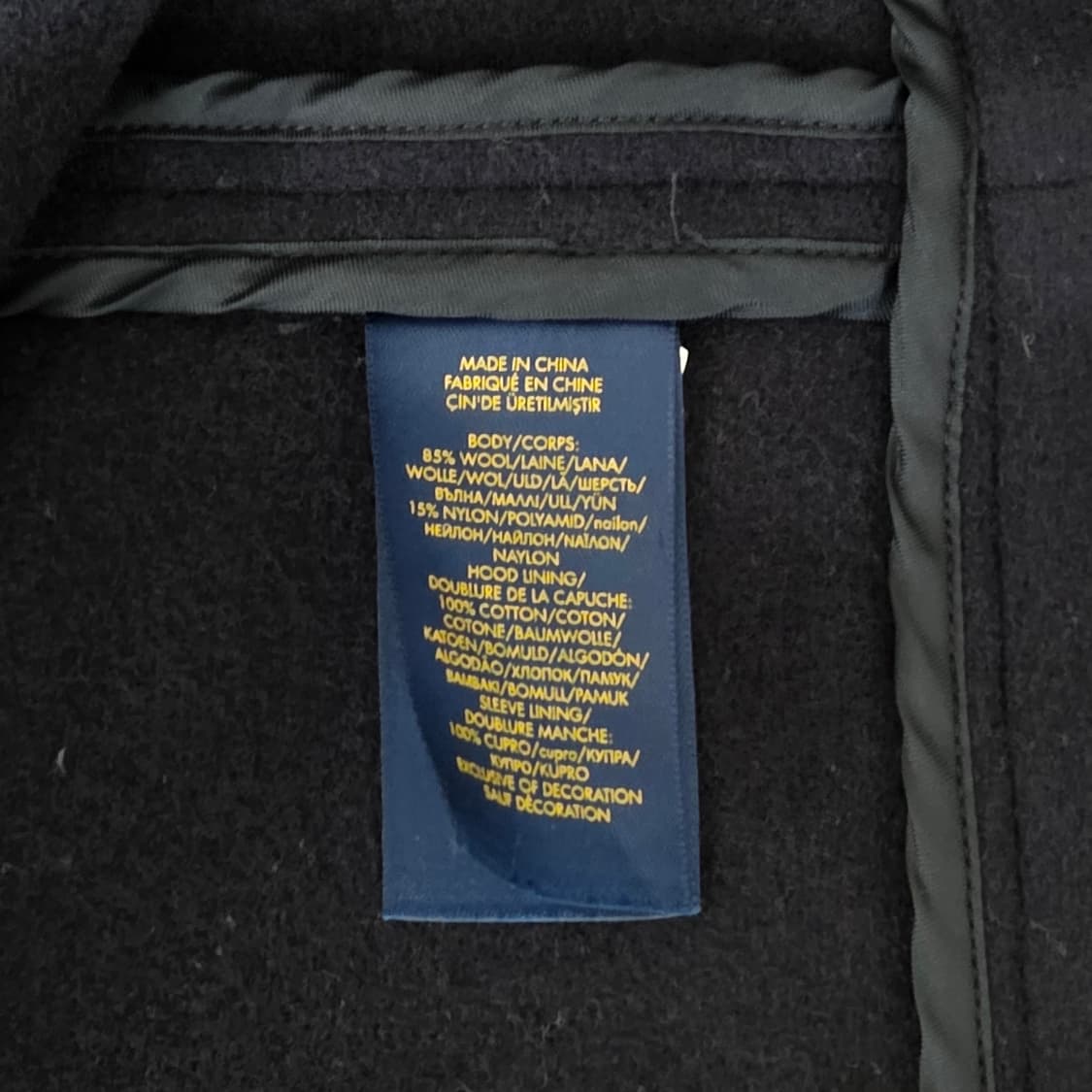 폴로랄프로렌 울 더플코트 16(160/80) 상품이미지4