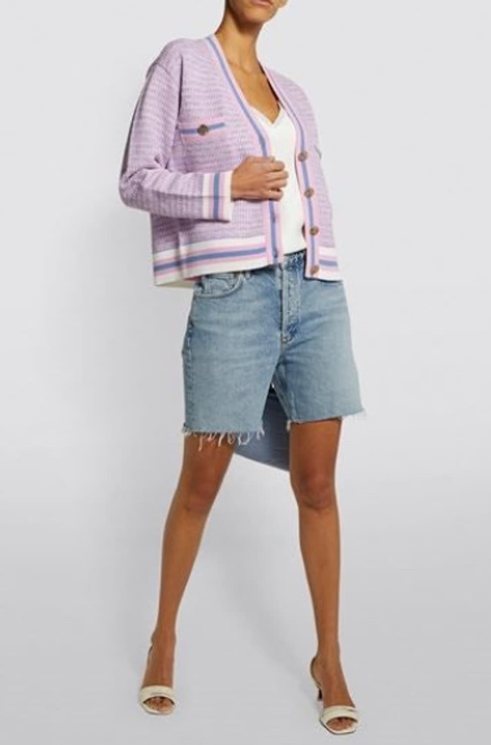 산드로 트위드 가디건 0사이즈 상품이미지1