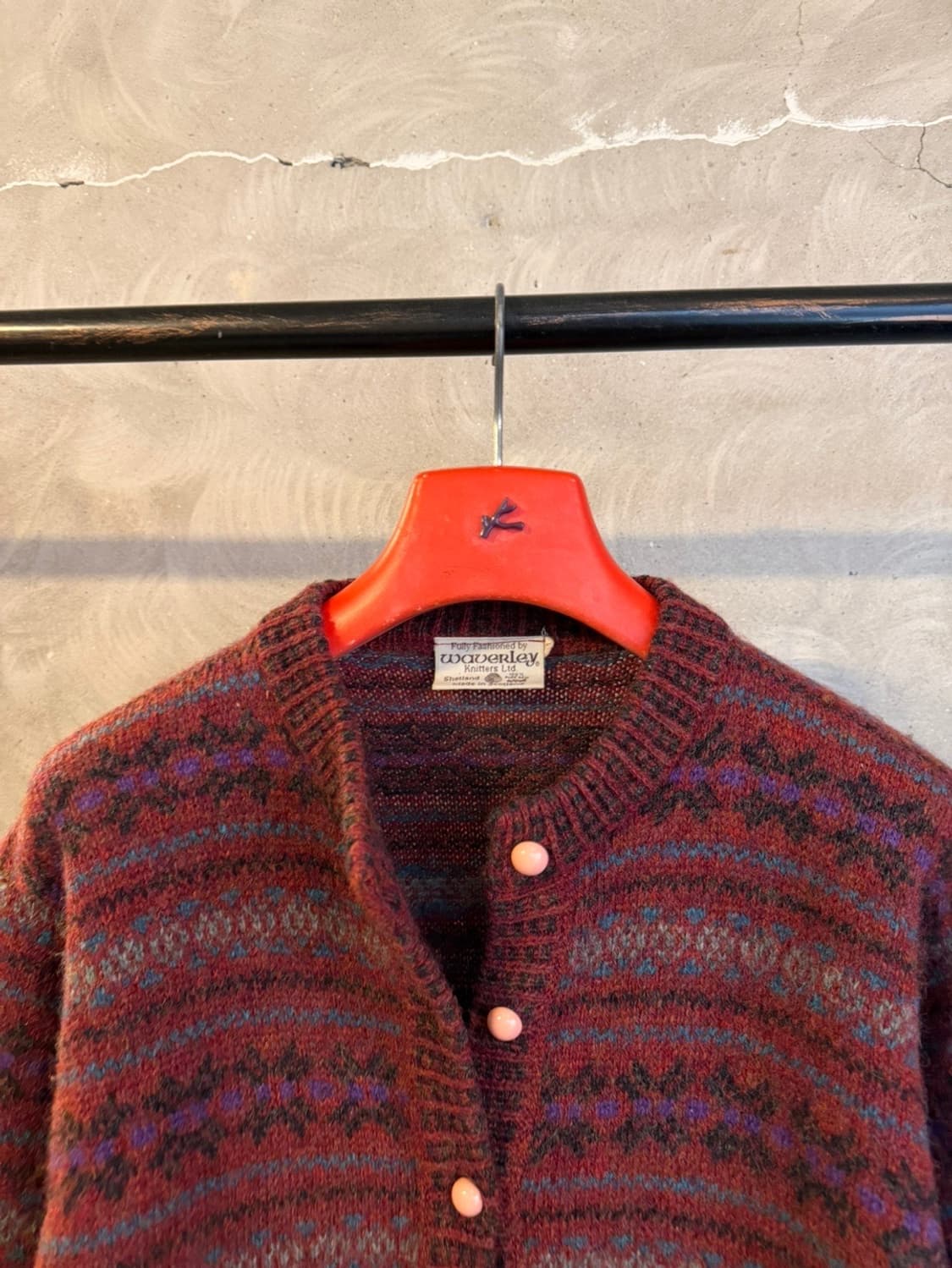 Waverley 스코티쉬 셔틀랜드울 가디건 66~77 상품이미지3