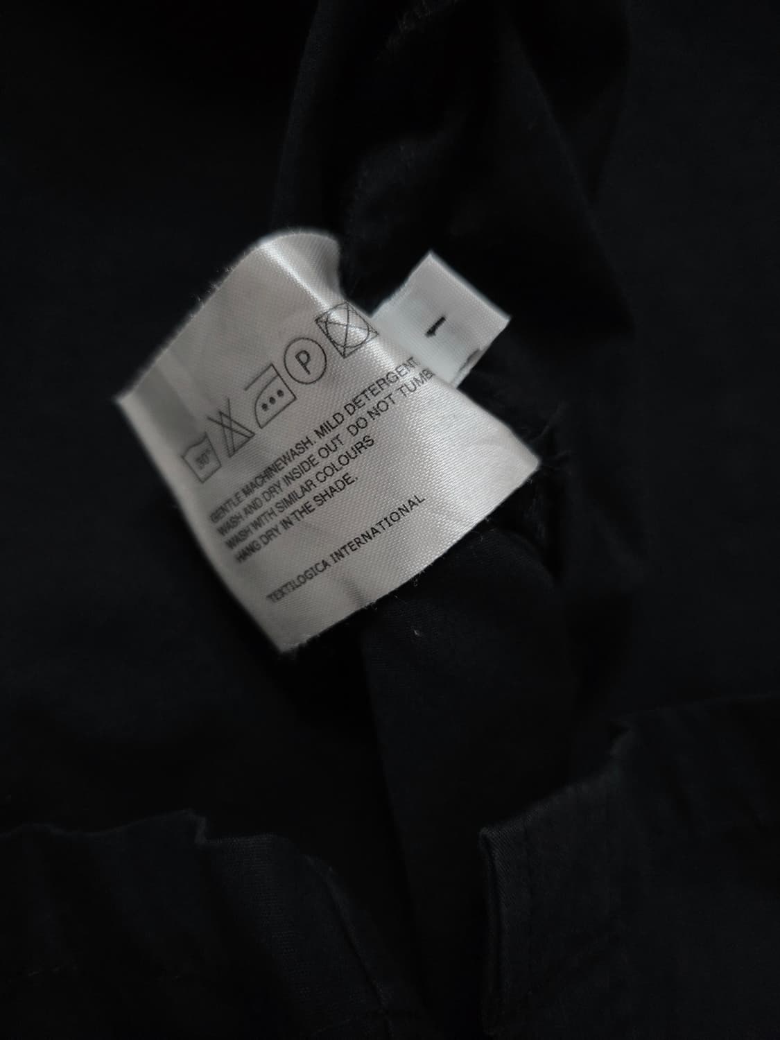 SWD 블랙 SEX 프린트 루즈 숏 셔츠 상품이미지10