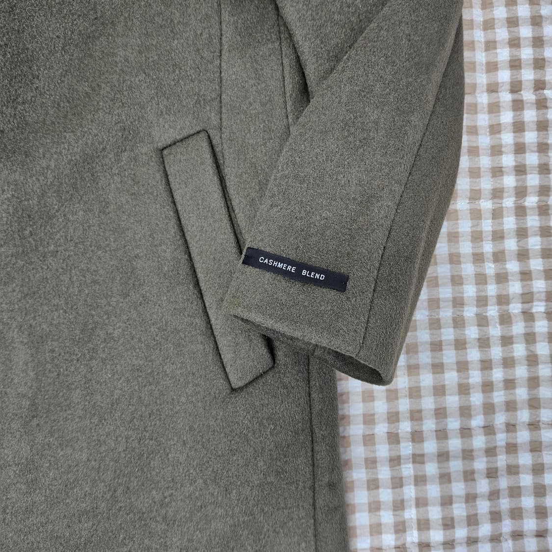 마인드브리지 울 캐시미어 롱코트 남자100 상품이미지4