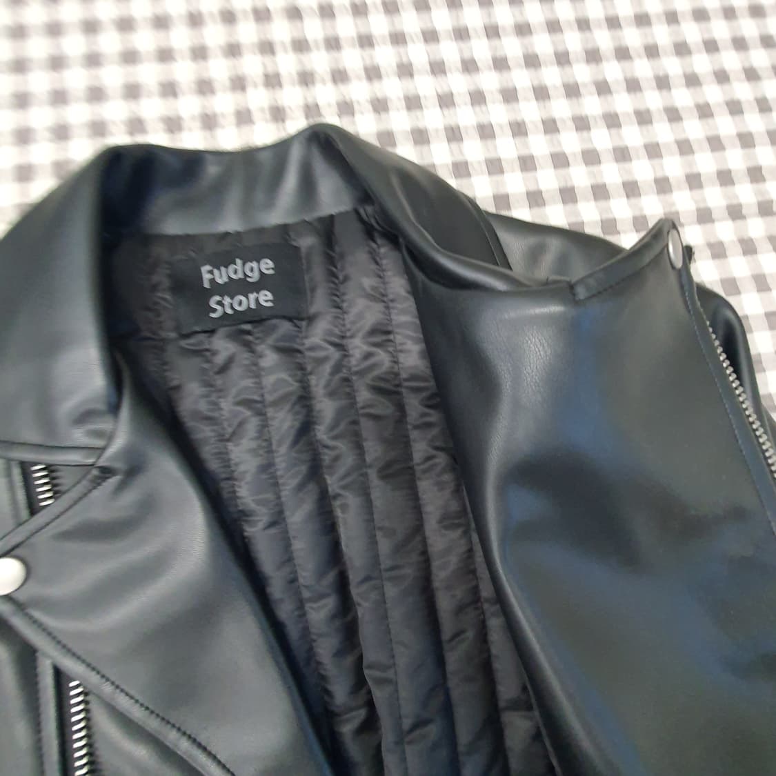 라퍼지스토어 누빔 가죽자켓 남자95 상품이미지6