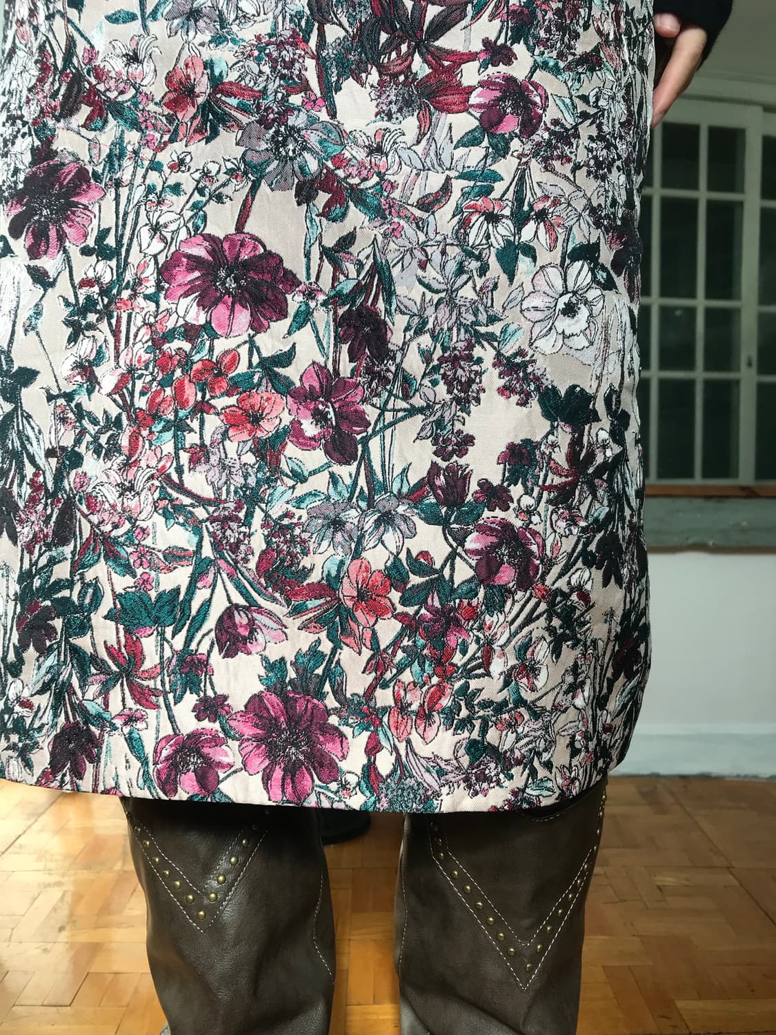 vintage pattern skirt 상품이미지2