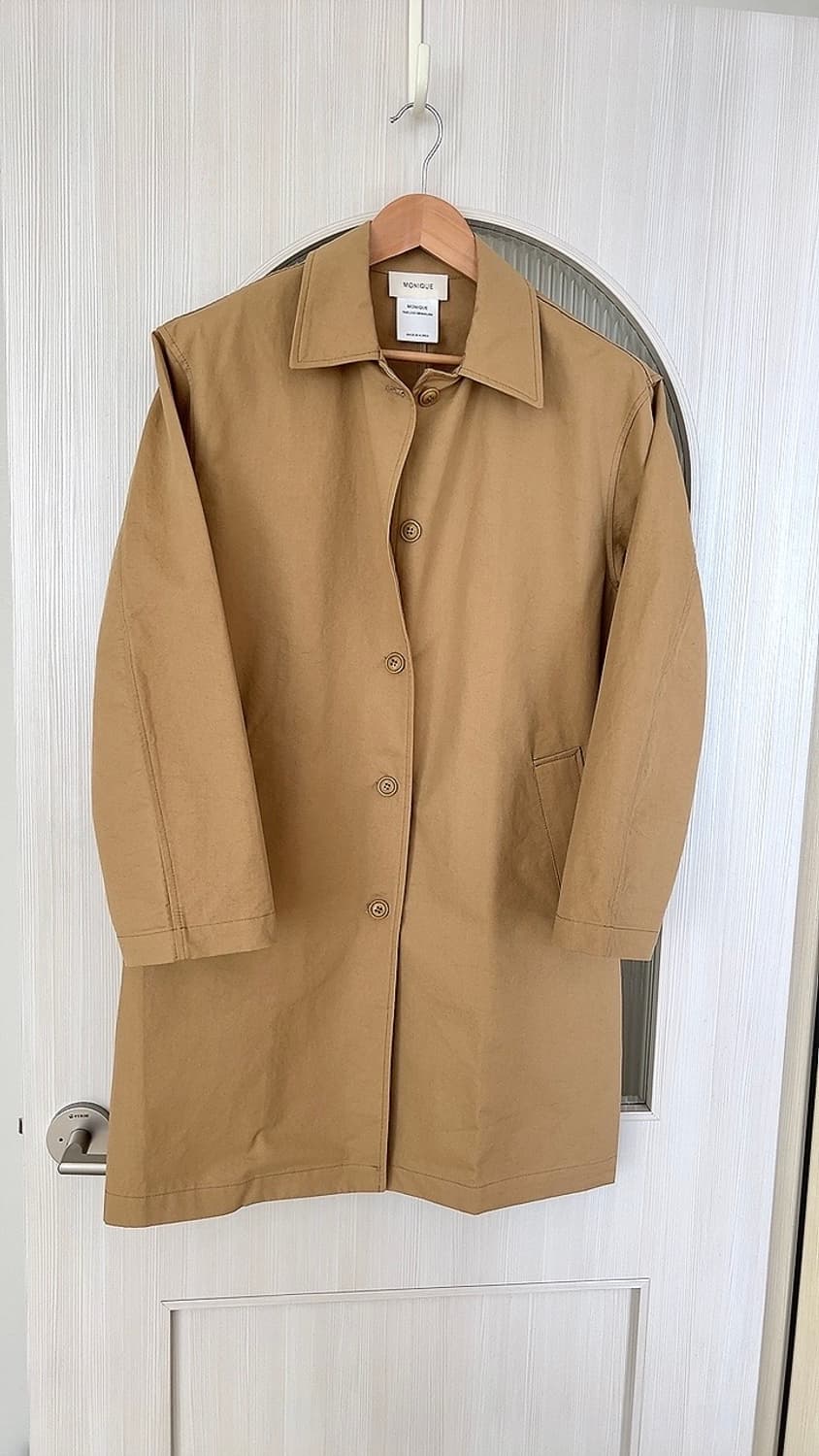 싱글오버 베이지 트렌치코트 (여성) 상품이미지5