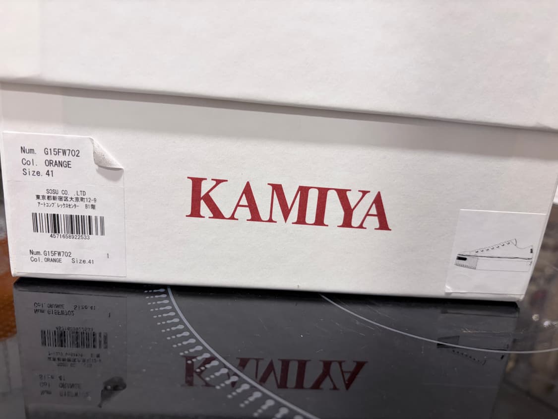 Kamiya 조이 플랫폼 오렌지 스니커즈 41사이즈 상품이미지2