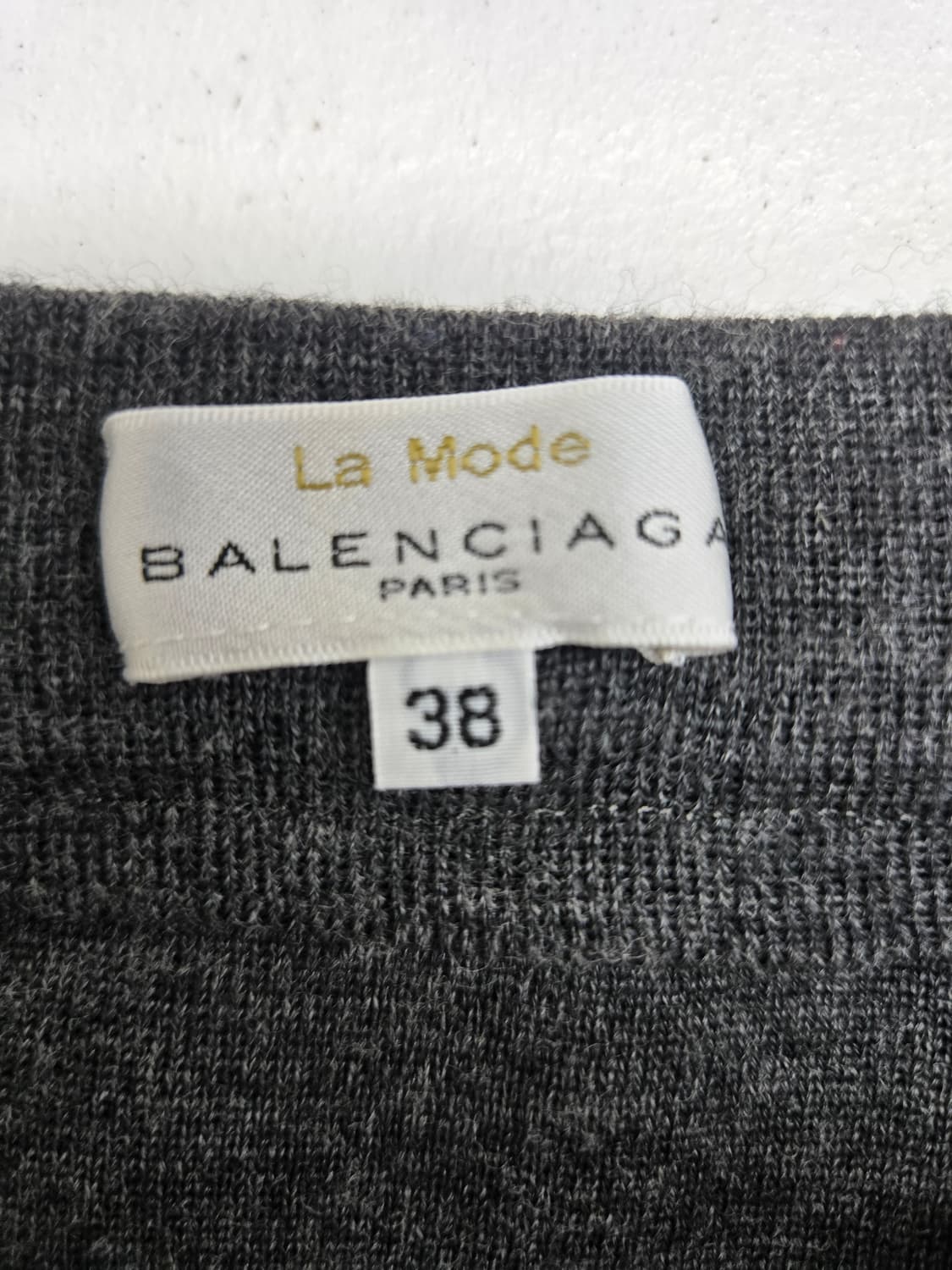 발렌시아가 회색 플리츠 미니스커트 상품이미지3