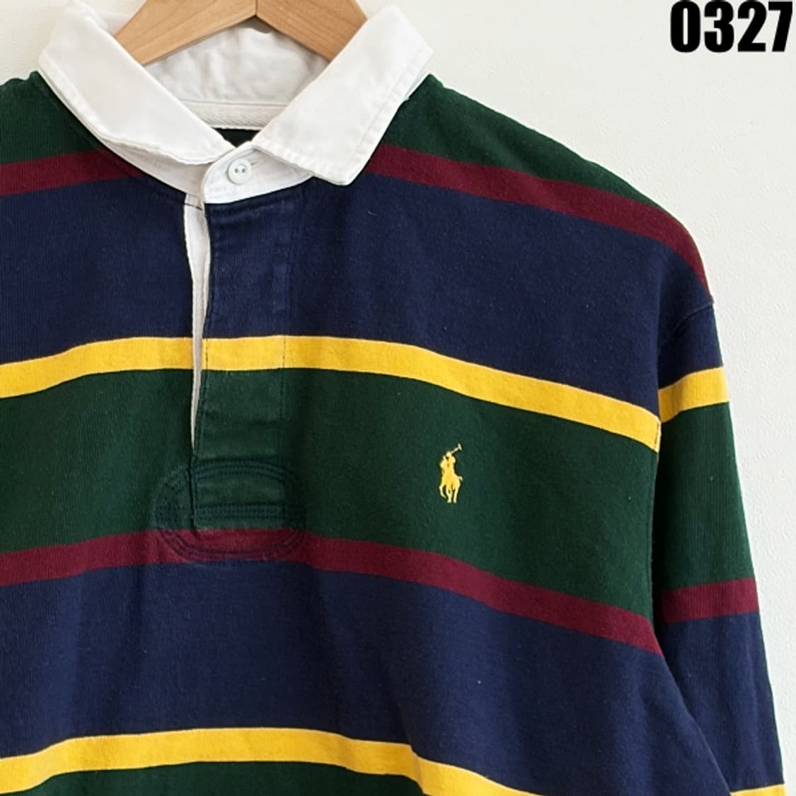 폴로 랄프로렌 클래식핏 스트라이프 럭비 긴팔 XL 0327 상품이미지2