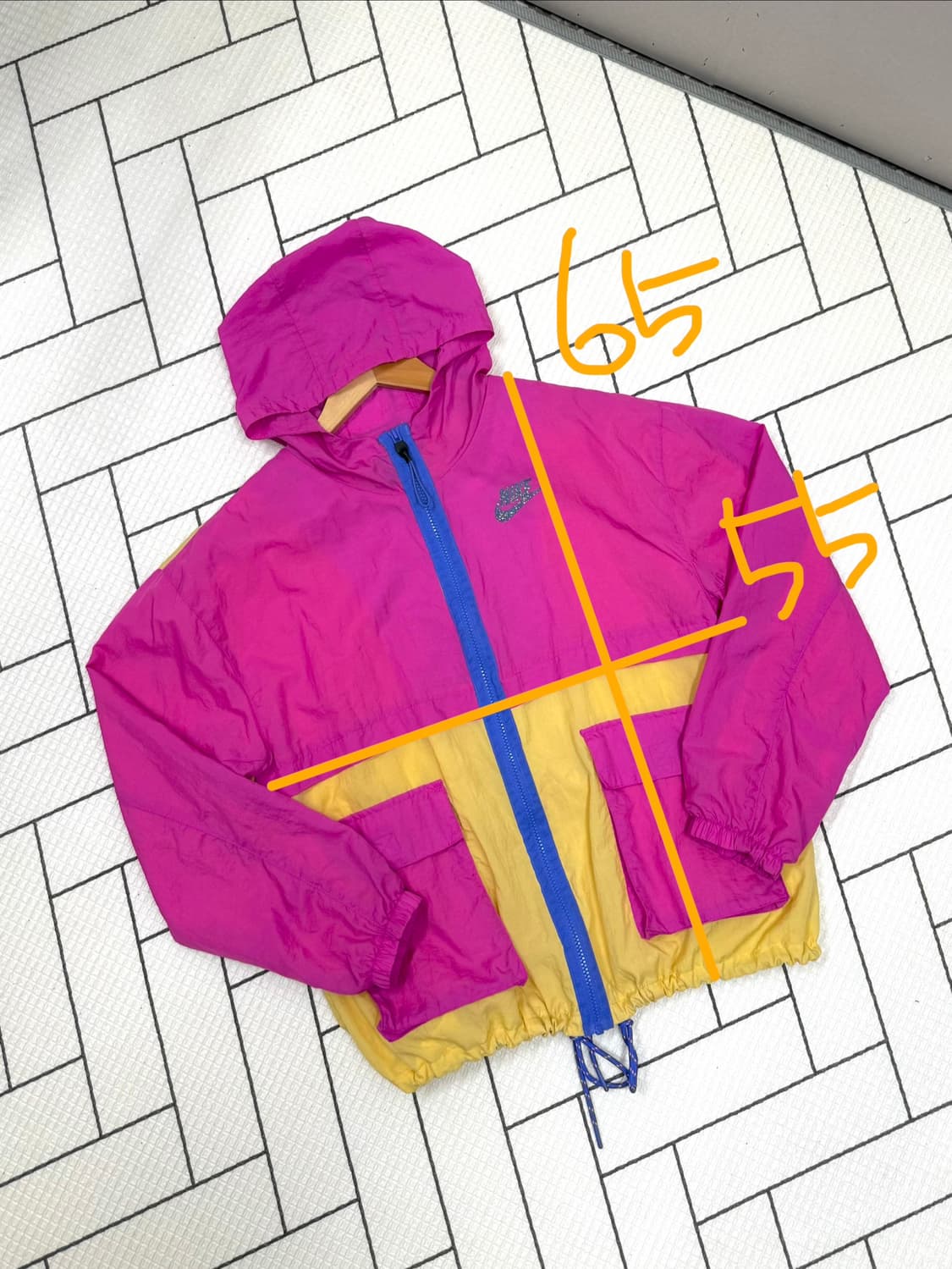 여성 L / 나이키 우븐 경량 바람막이  상품이미지2