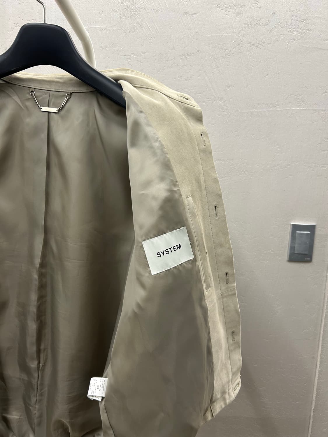 SYSTEM 시스템 양가죽 자켓 95 상품이미지7