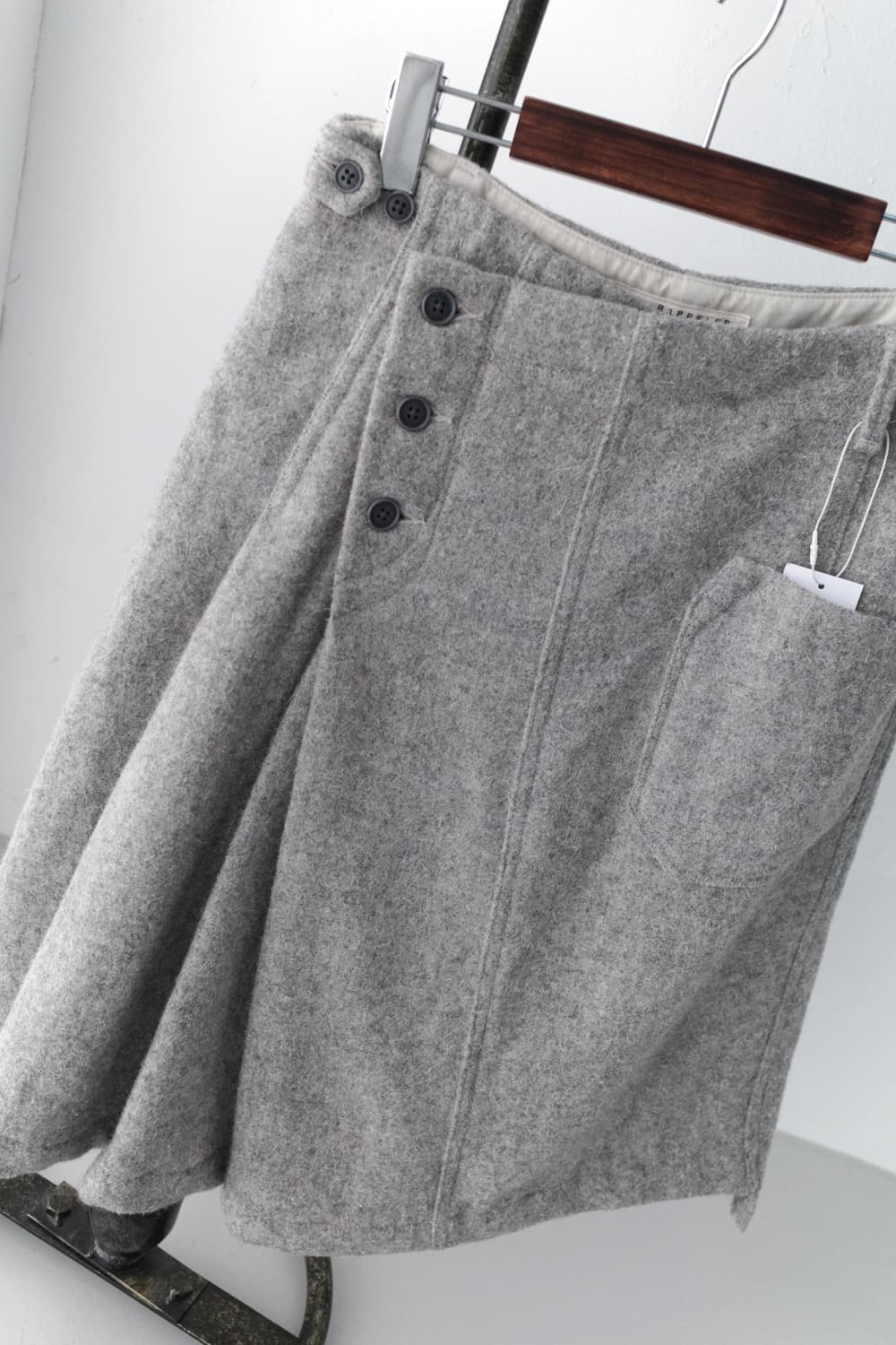 button wrap skirt 상품이미지3