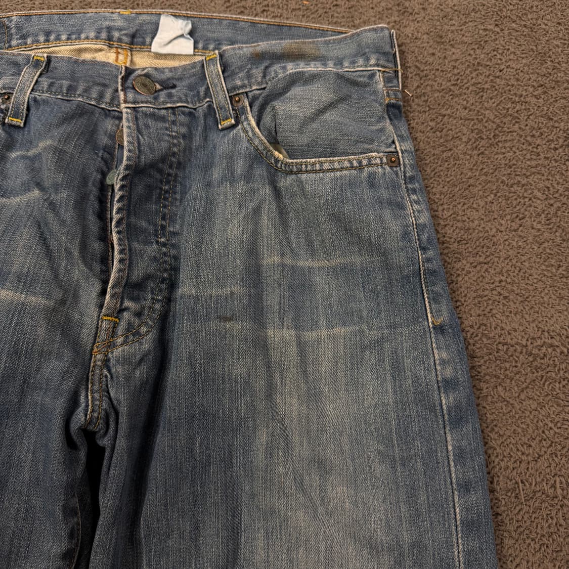 [ 정품/34X30 ] 리바이스 501 데님 청바지 상품이미지8
