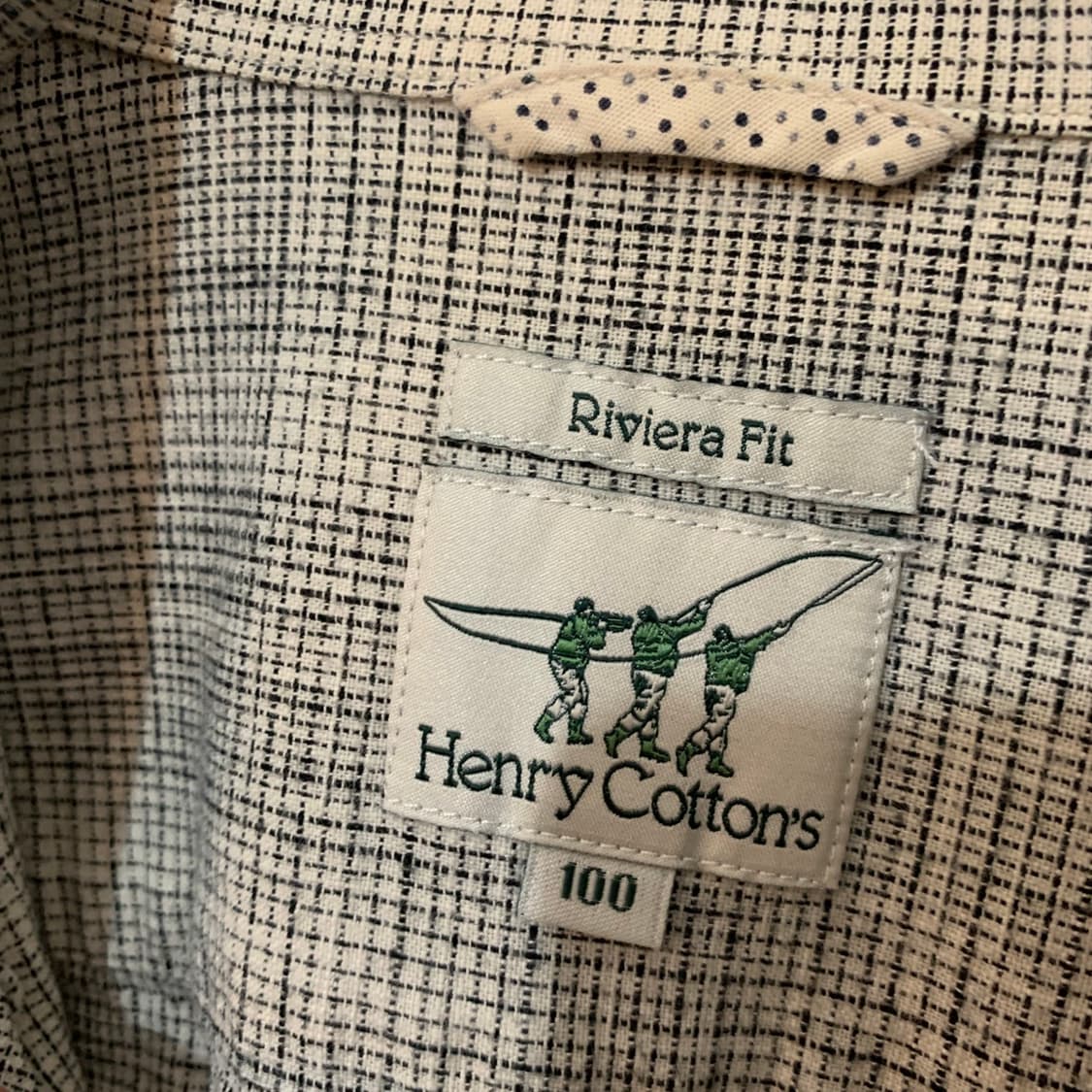 L 헨리코튼 리비에리핏 체크 셔츠 남방 상품이미지4