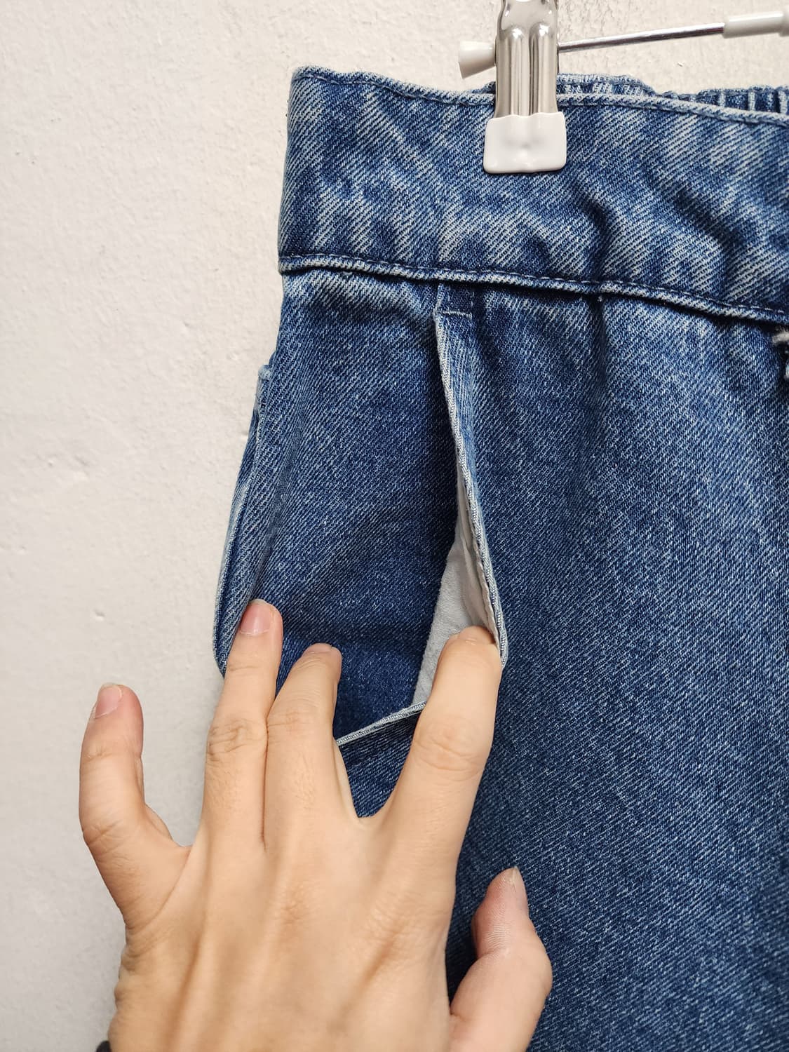 엑스톤즈 더블니 데님 청바지  상품이미지4