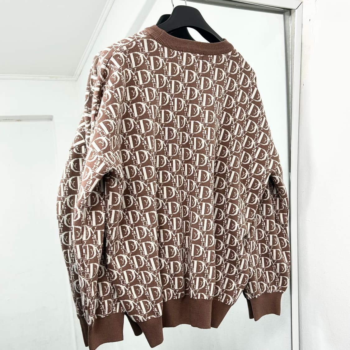 반디더핑크 로고 니트 상품이미지5