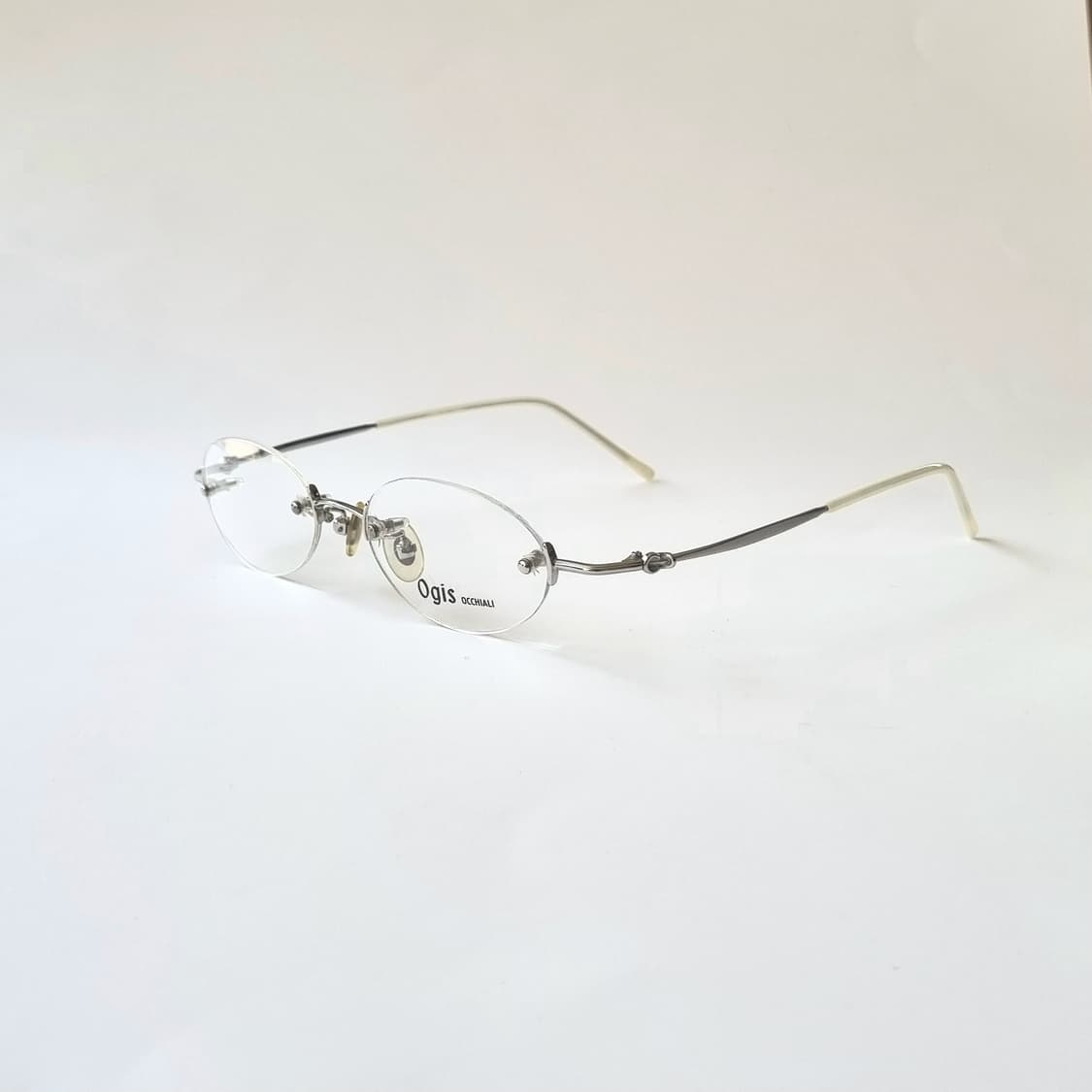 데드스탁 빈티지 오벌 무테 안경테 565 상품이미지4