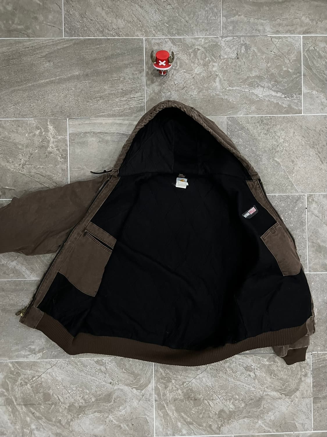 (XL)칼하트 덕 액티브 후드자켓 J130 CHT 체스트넛 상품이미지3
