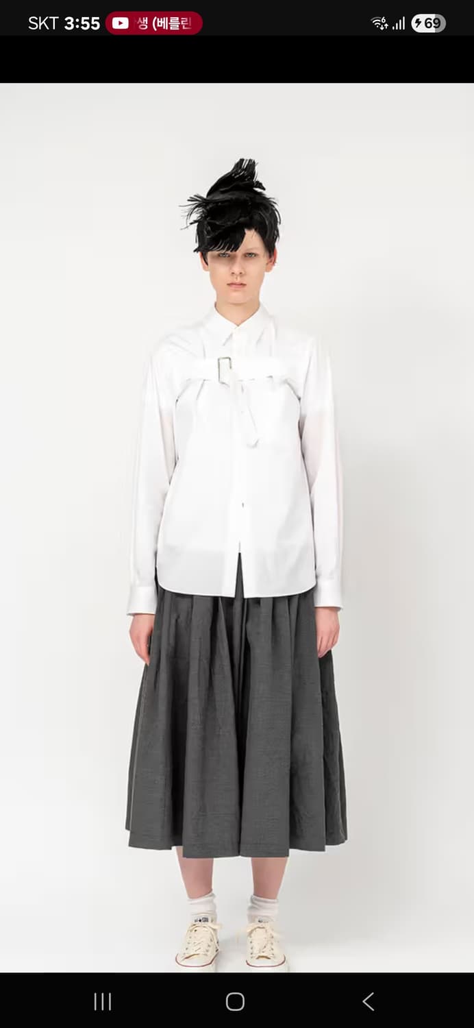 꼼데가르송 블랙 벨트 셔츠 상품이미지4