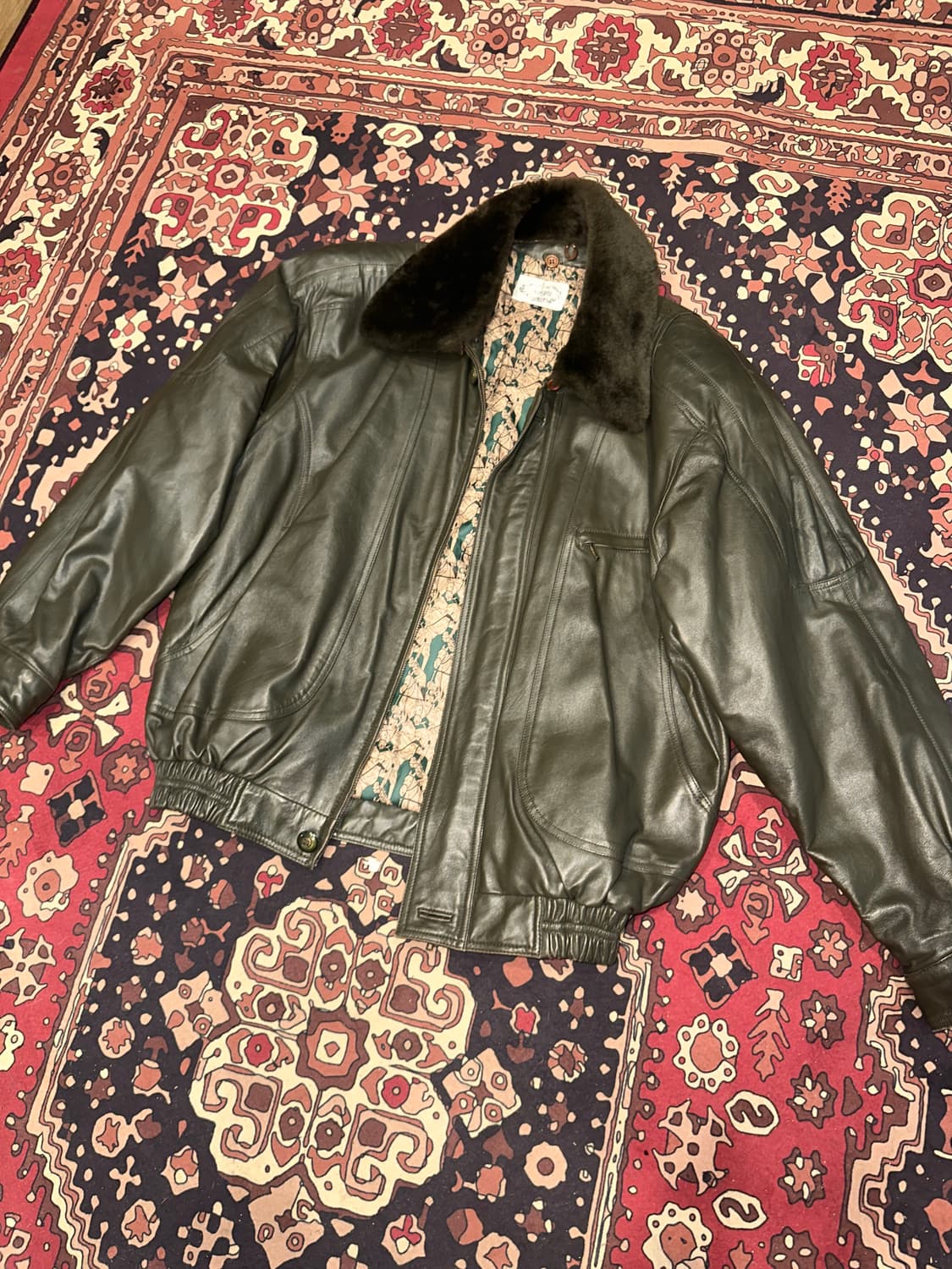 ( XL ) 가죽자켓 봄버자켓 레더자켓 a2가죽 양가죽자켓 이테리가죽 상품이미지6